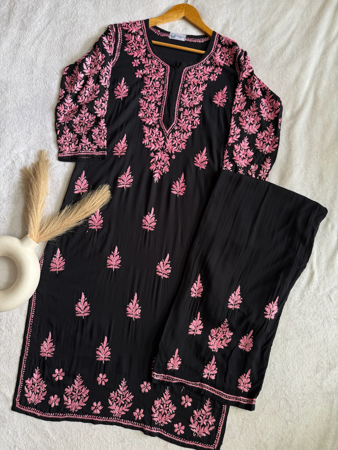 Ruhi Modal Cotton Chikankari Kurta Set