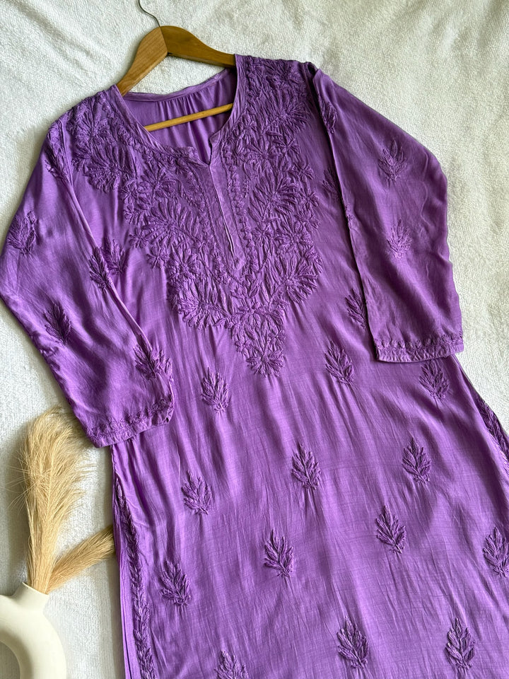 Palak Muslin Long Kurta