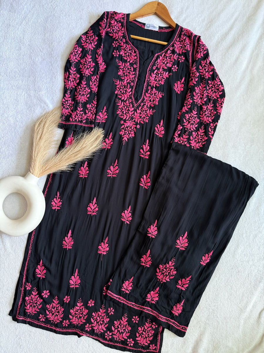 Ruhi Modal Cotton Chikankari Kurta Set