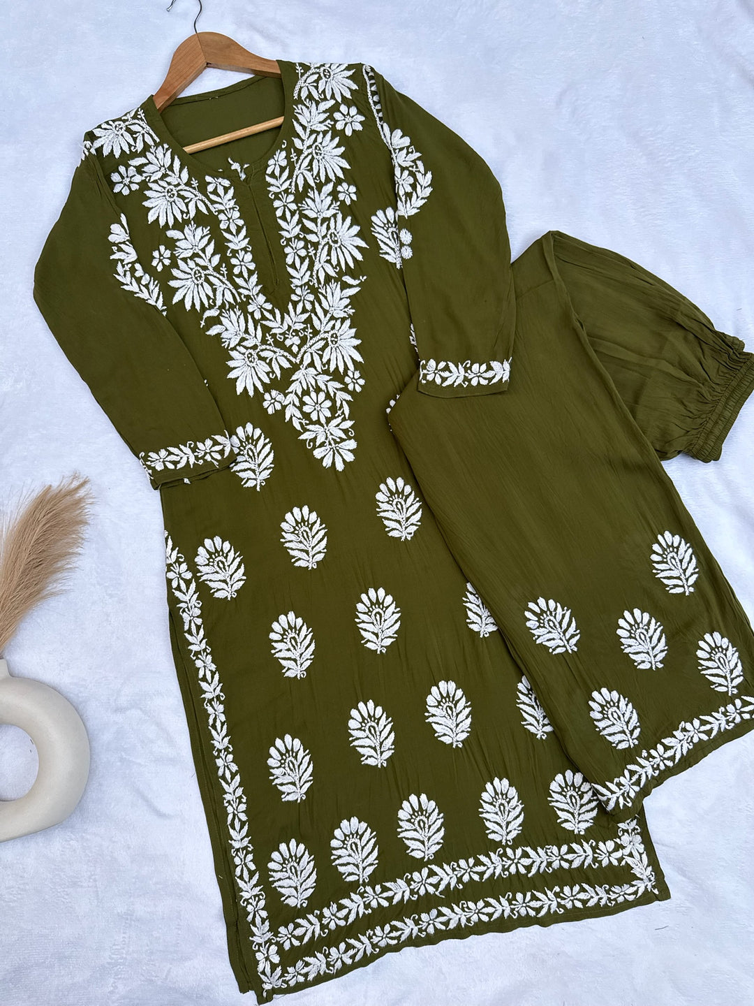 Zara Modal Chikankari Set