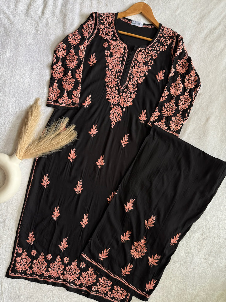 Ruhi Modal Cotton Chikankari Kurta Set