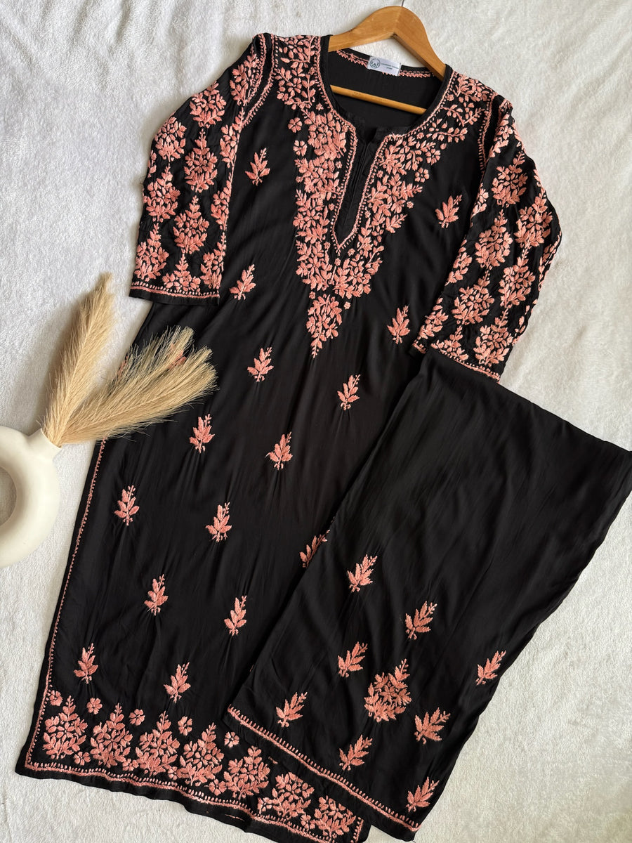 Ruhi Modal Cotton Chikankari Kurta Set