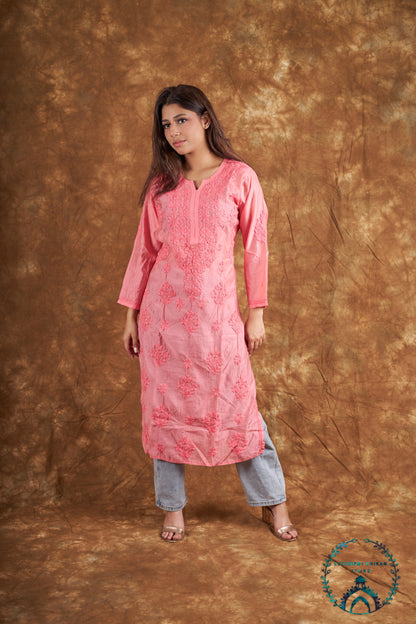 Chanderi Long Kurta