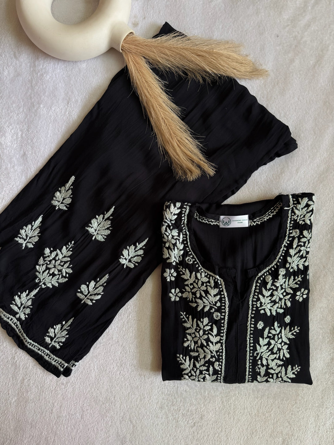 Ruhi Modal Cotton Chikankari Kurta Set