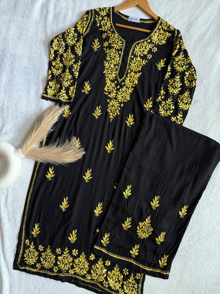 Ruhi Modal Cotton Chikankari Kurta Set