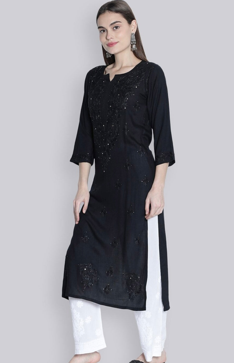 Rayon Mukaish Kurta