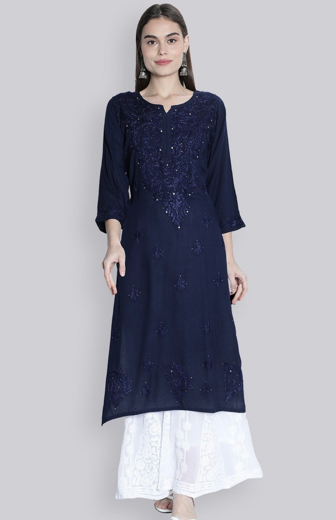 Rayon Mukaish Kurta