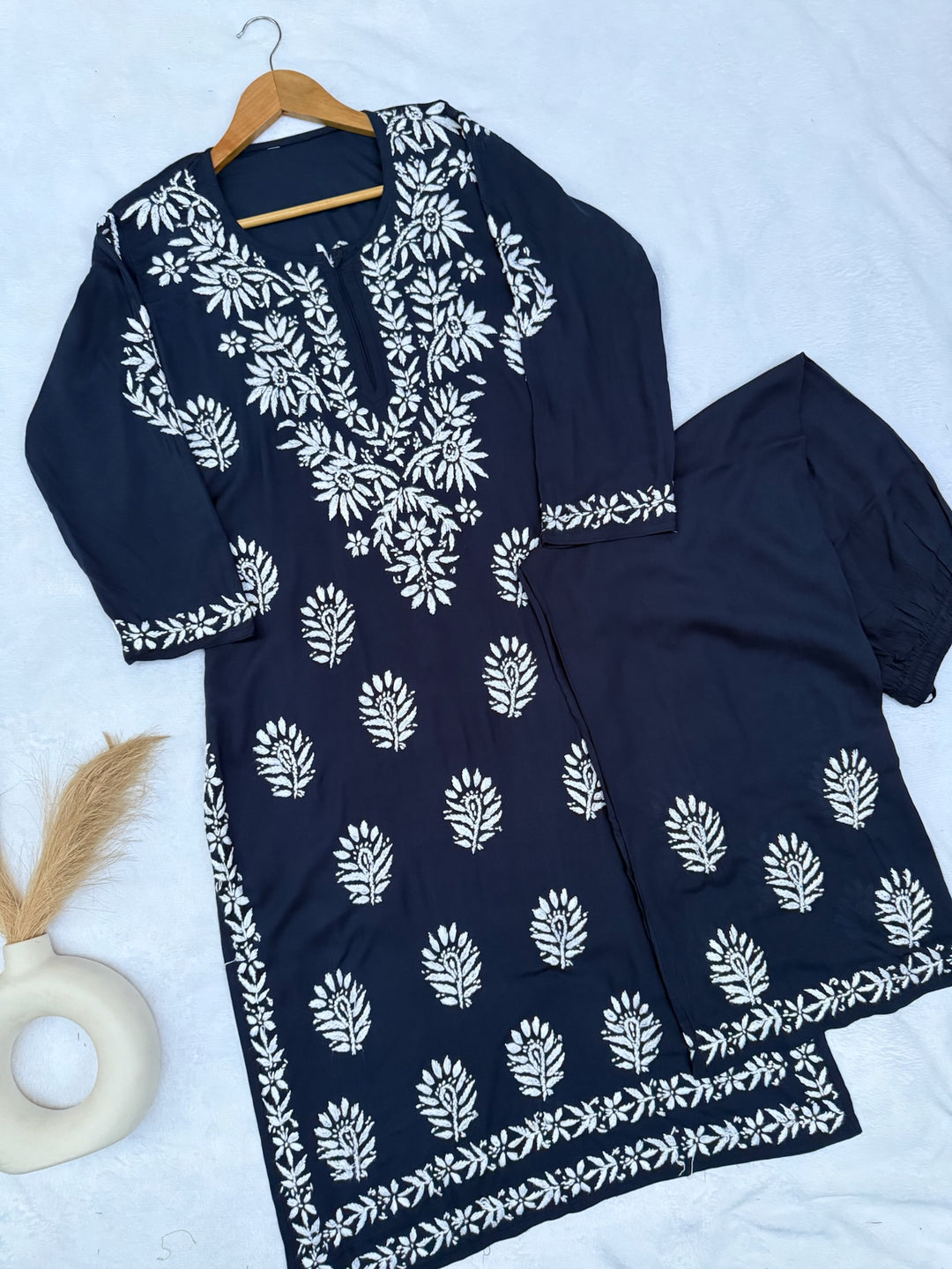 Zara Modal Chikankari Set