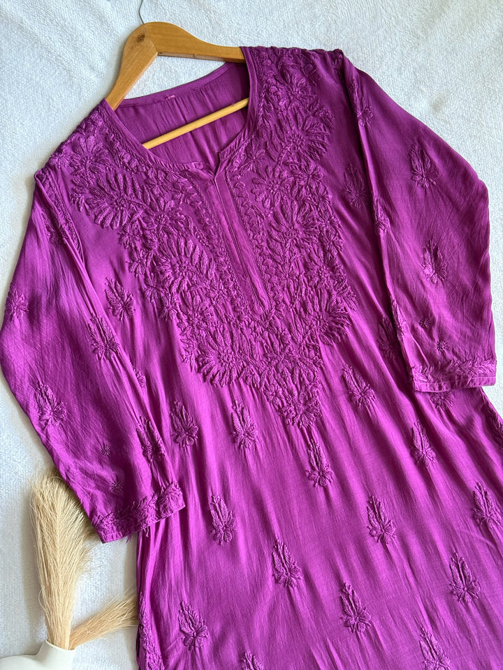 Palak Muslin Long Kurta