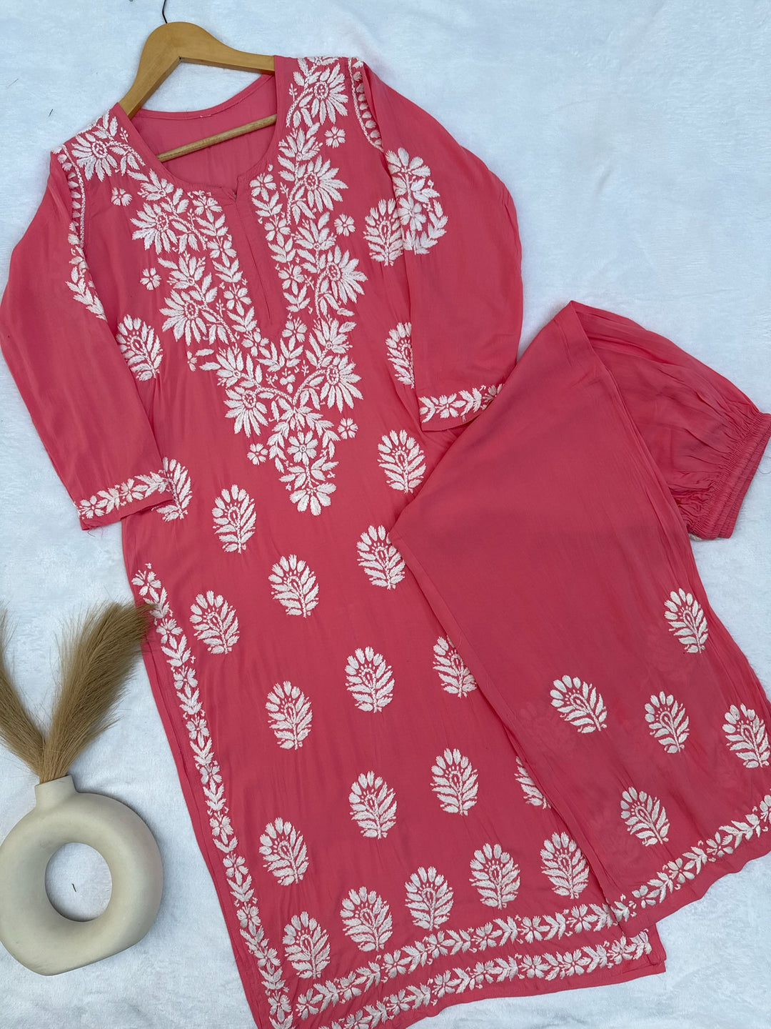 Zara Modal Chikankari Set