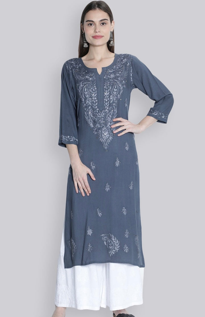 Rayon Mukaish Kurta