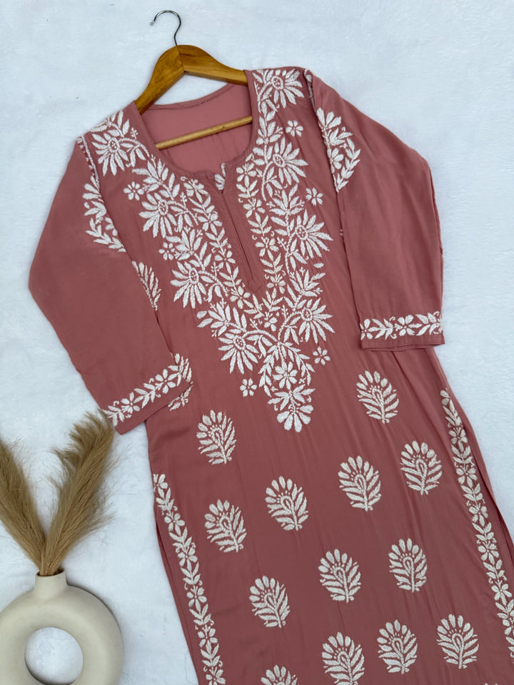 Zara Modal Chikankari Set