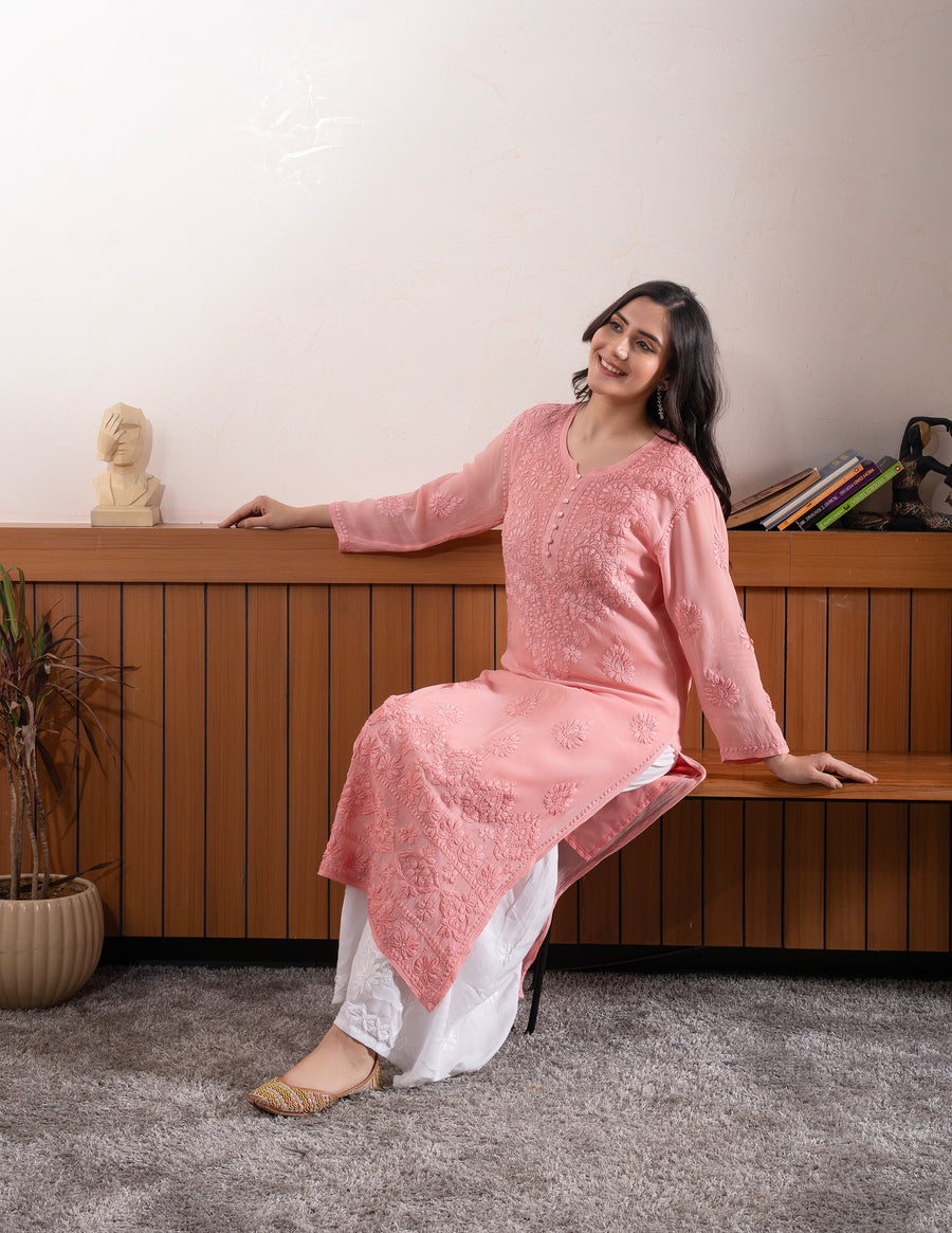 Viscose 3D Work Kurta