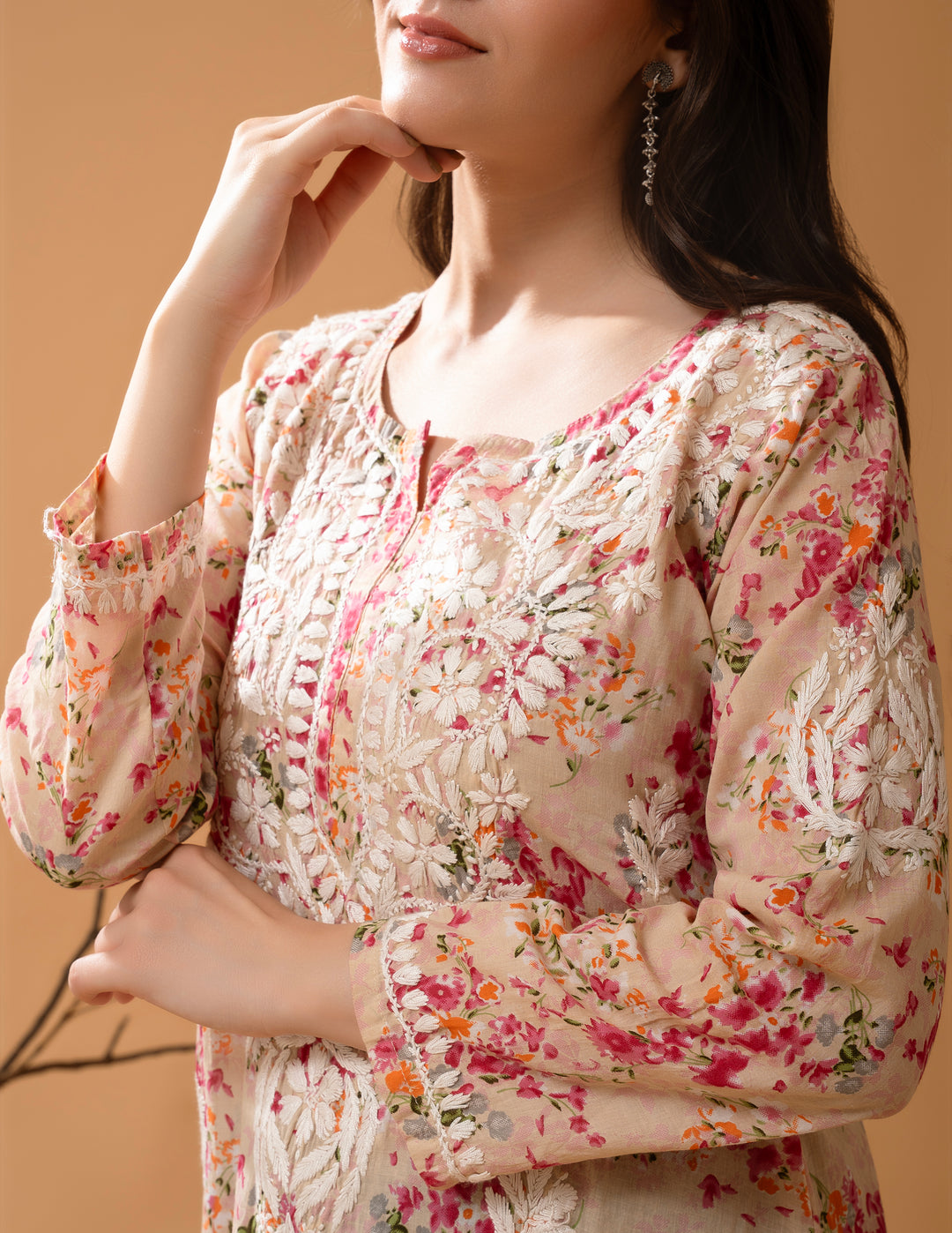 Mulmul Soft Printed Kurta