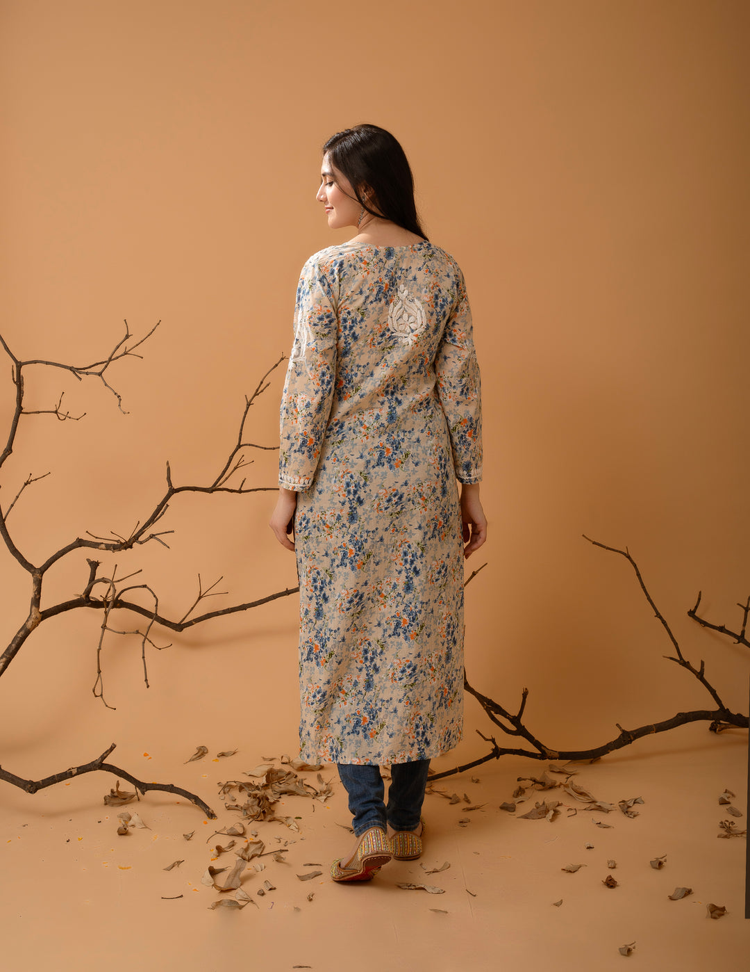 Mulmul Soft Printed Kurta