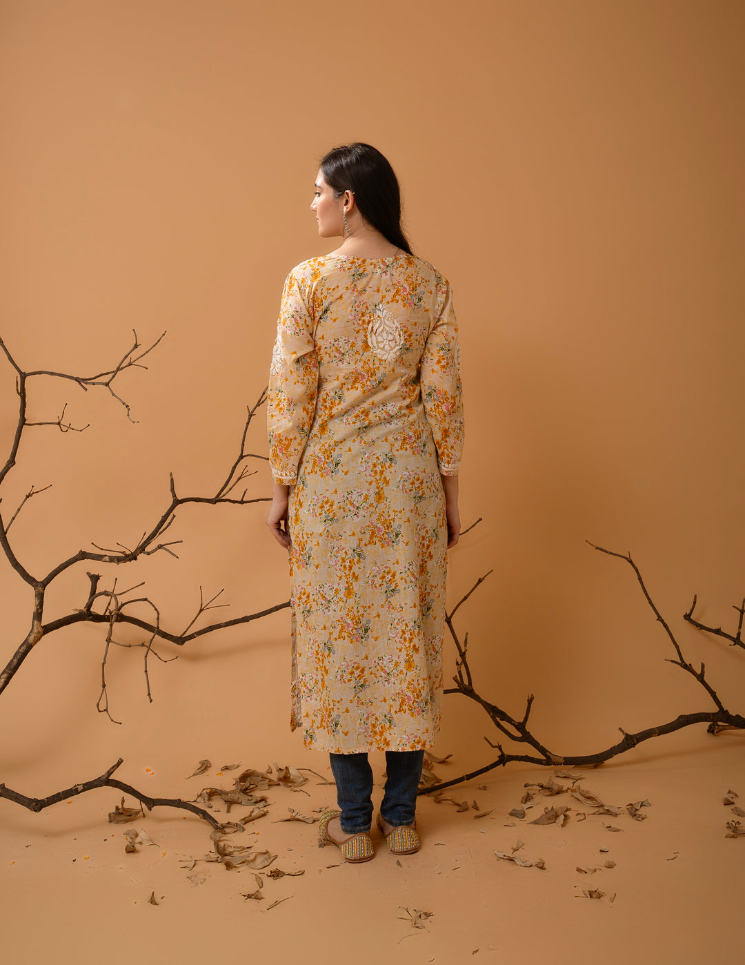 Mulmul Soft Printed Kurta
