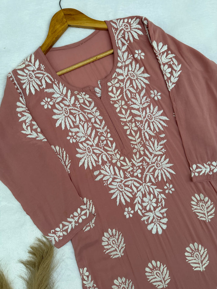 Zara Modal Chikankari Set