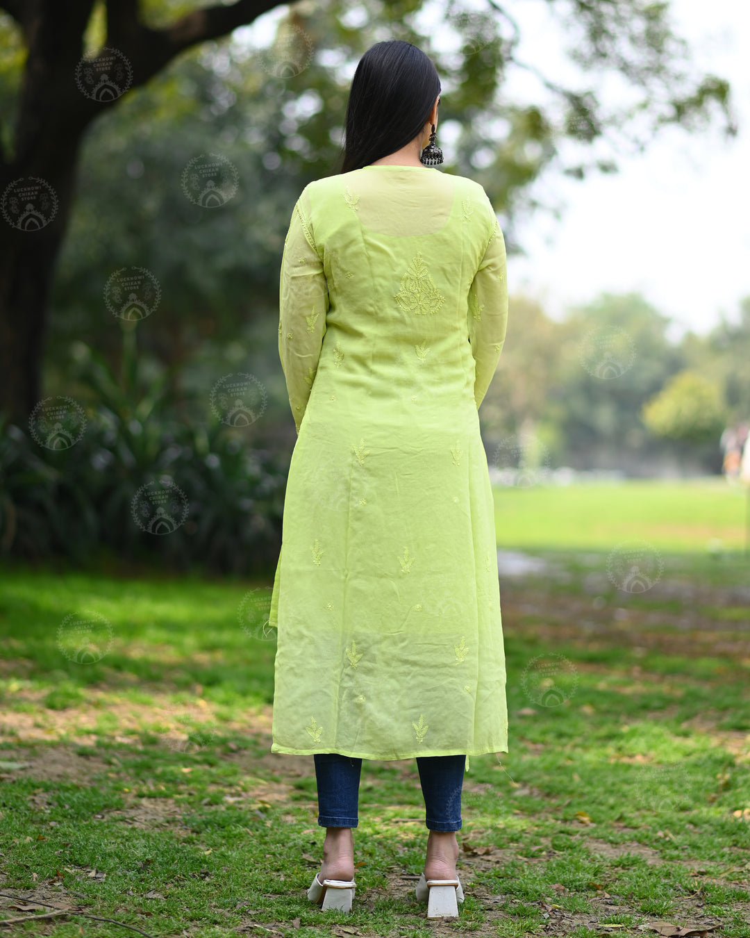 Viscose Resham Thread Kurta