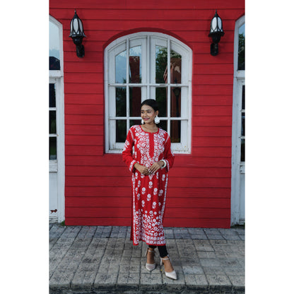 Modal Yasmin Chikankari Kurta