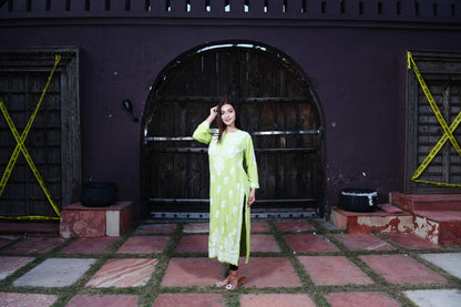 Modal Aisha Chikankari Kurta