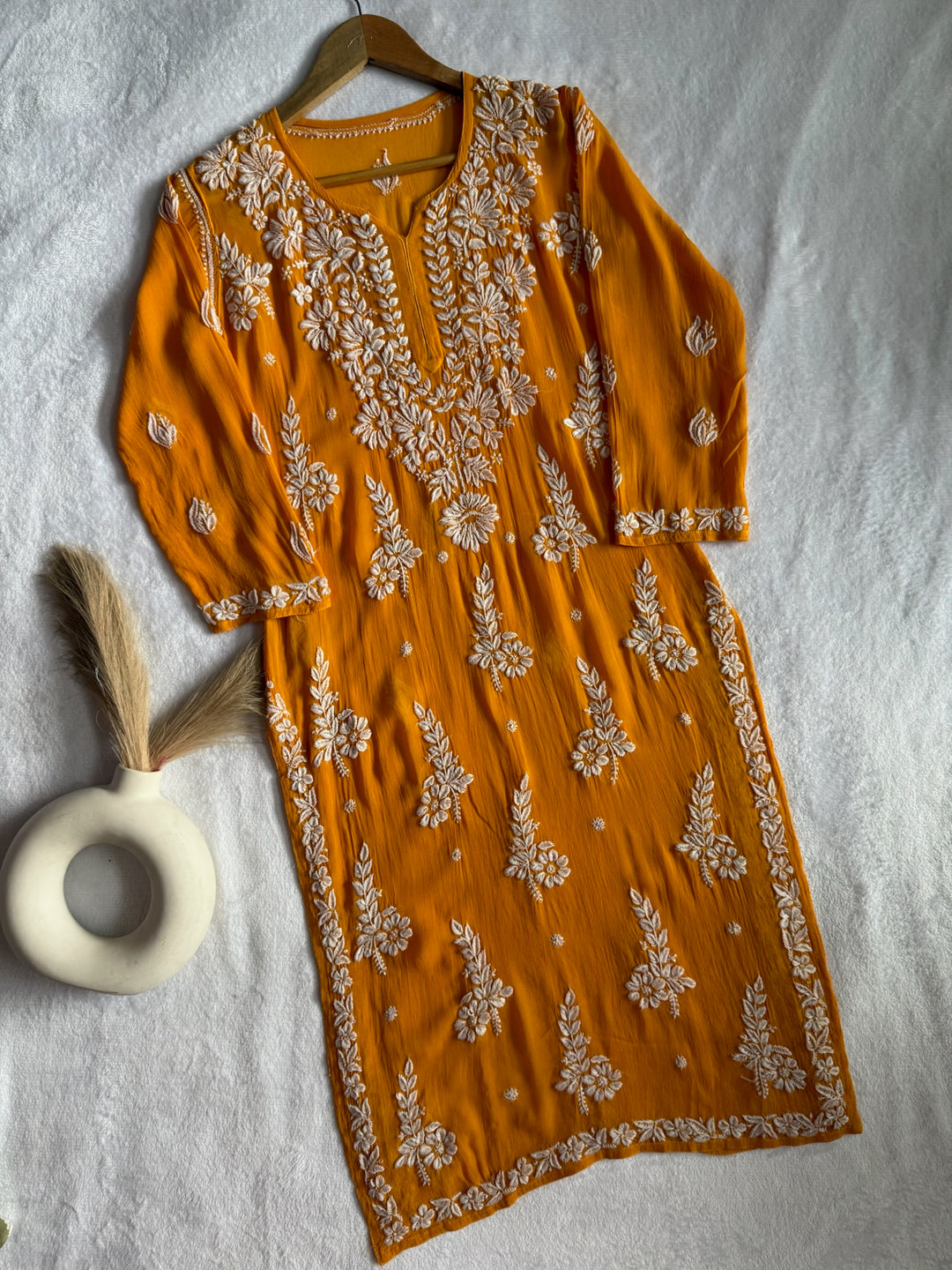 Jannat Viscose Georgette Kurta With 3D Handwork