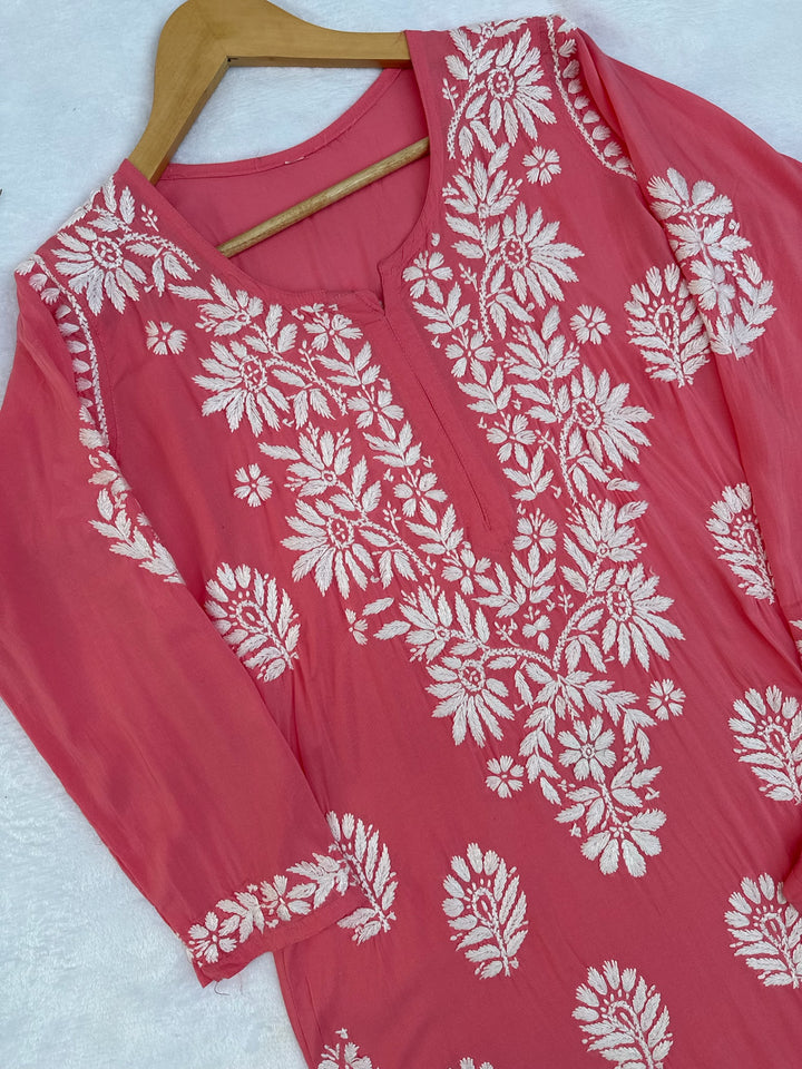 Zara Modal Chikankari Set