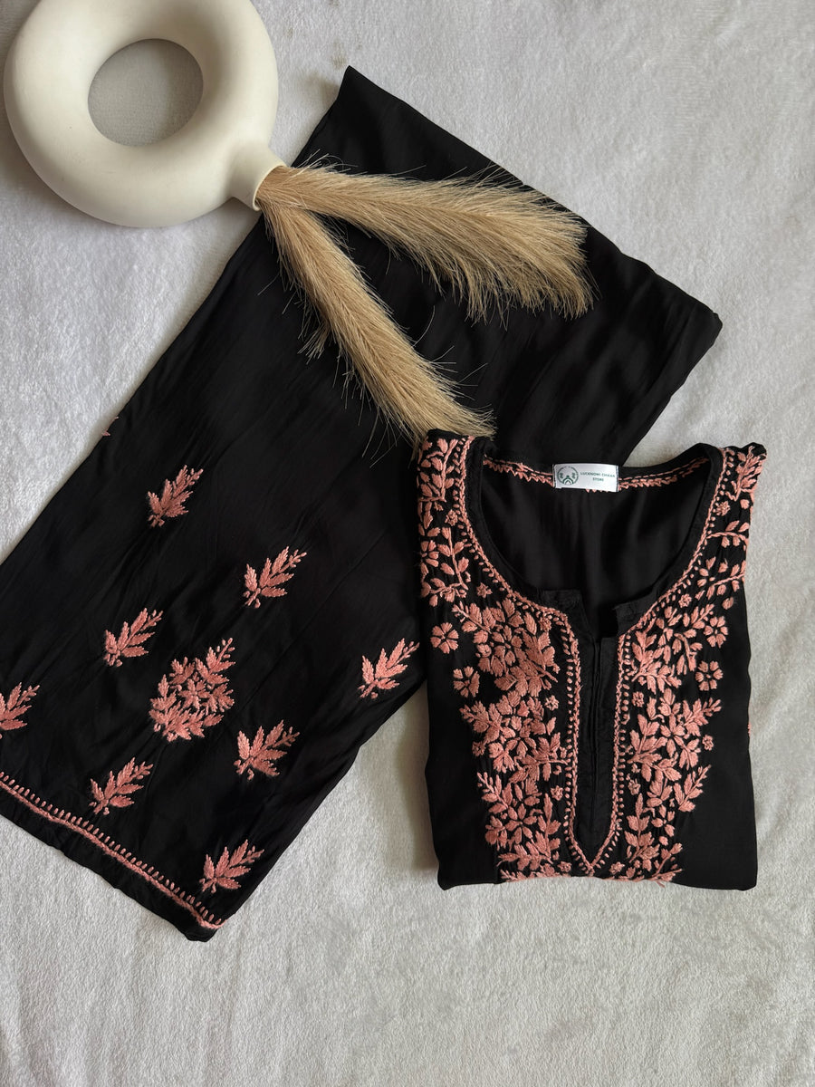 Ruhi Modal Cotton Chikankari Kurta Set