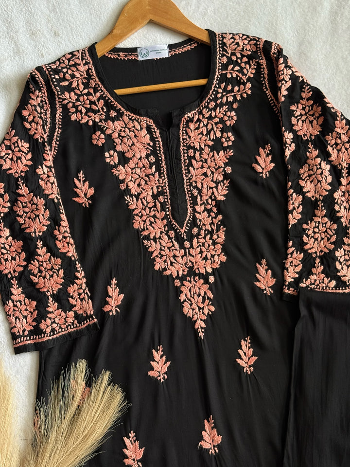 Ruhi Modal Cotton Chikankari Kurta Set