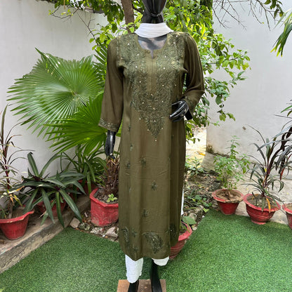 Rayon Mukaish Kurta