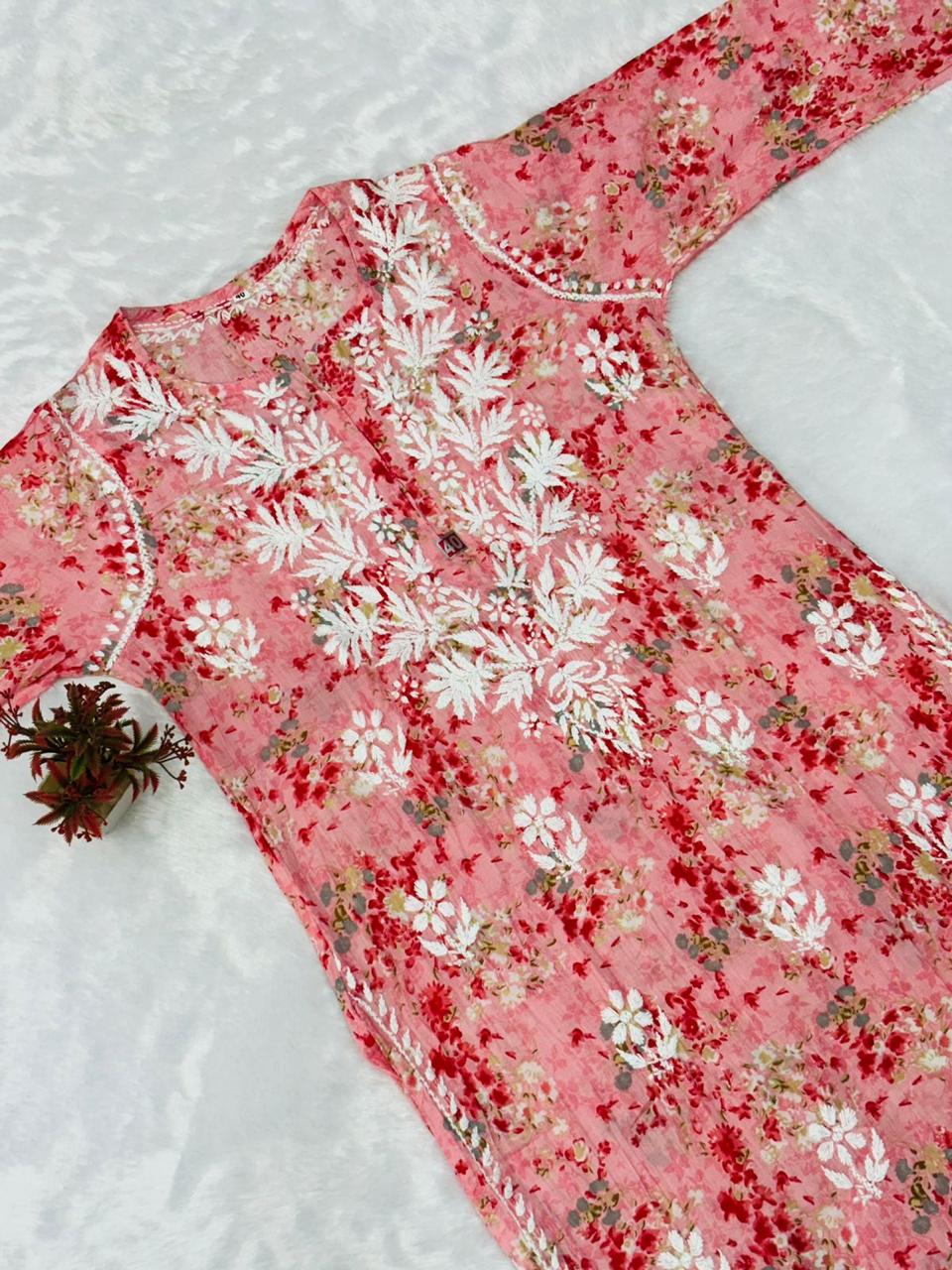 Zaira Mulmul Soft Kurta