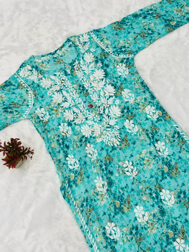 Zaira Mulmul Soft Kurta