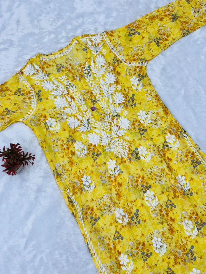 Zaira Mulmul Soft Kurta