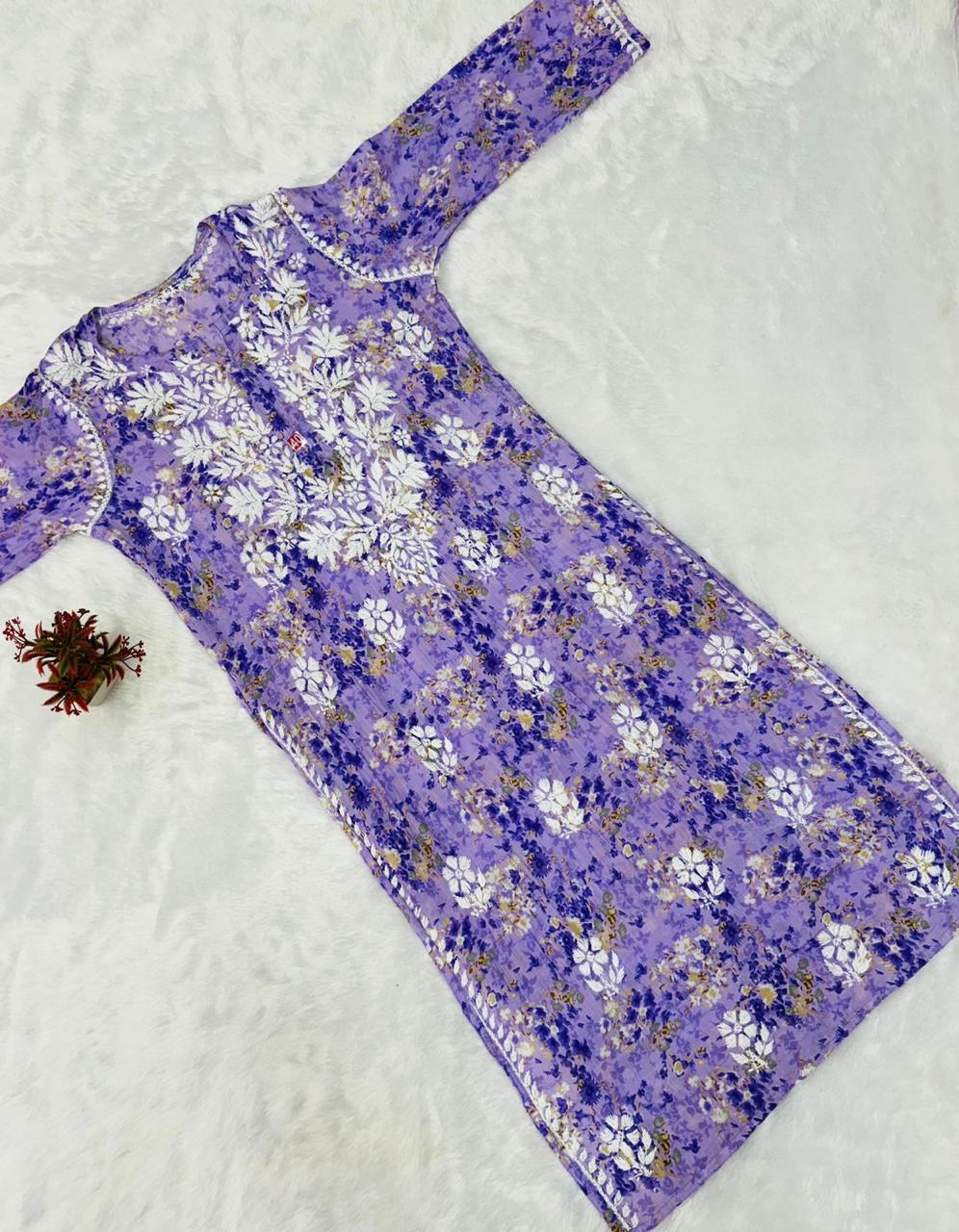 Zaira Mulmul Soft Kurta