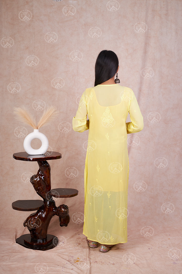 Viscose Resham Thread Kurta