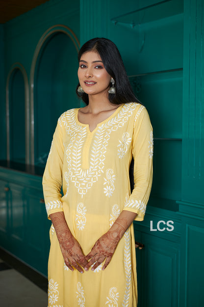 Nora Chikankari Modal Gharara Set
