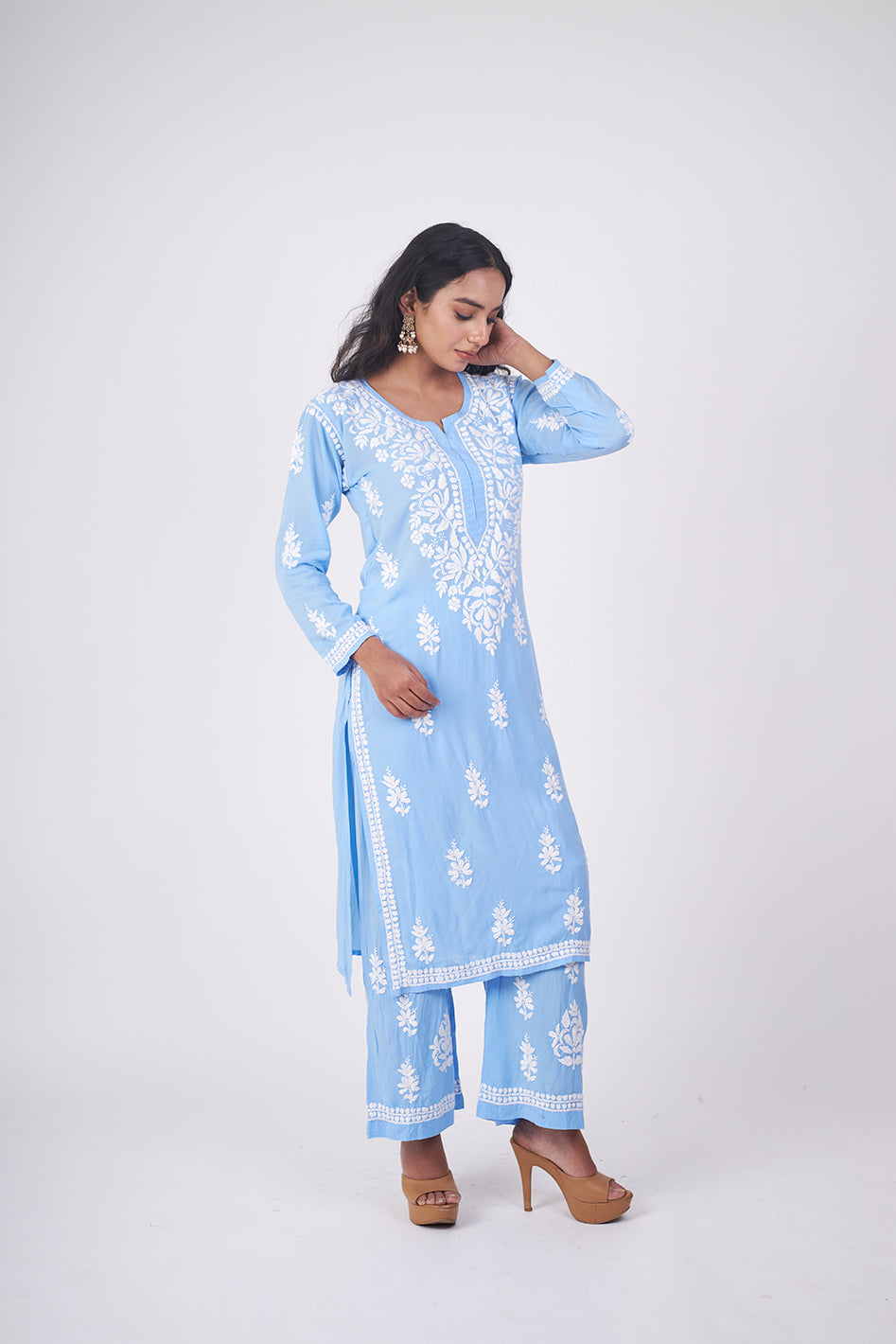 Gulnar Modal Cotton Co-ord Set