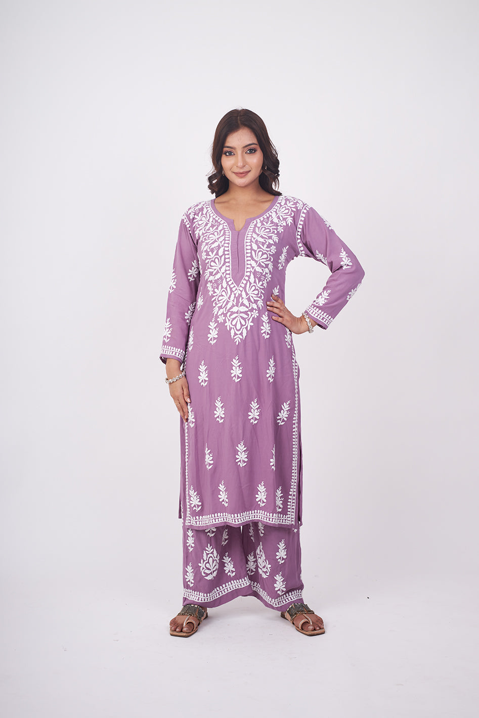 Gulnar Modal Cotton Co-ord Set