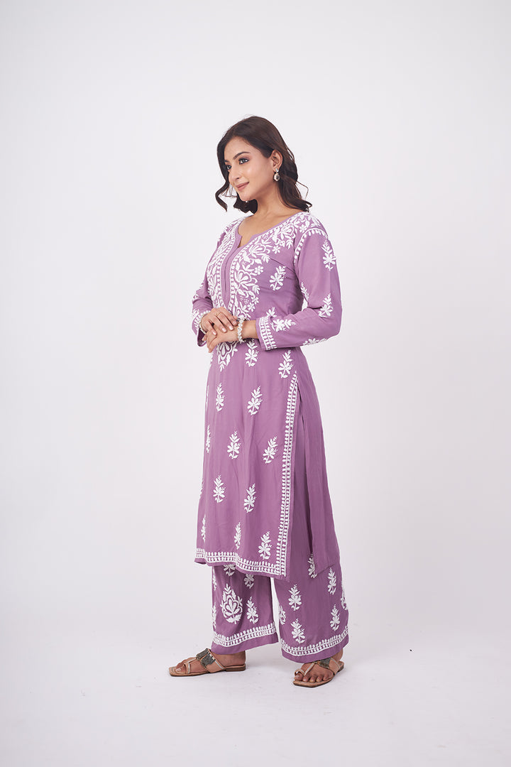 Gulnar Modal Cotton Co-ord Set