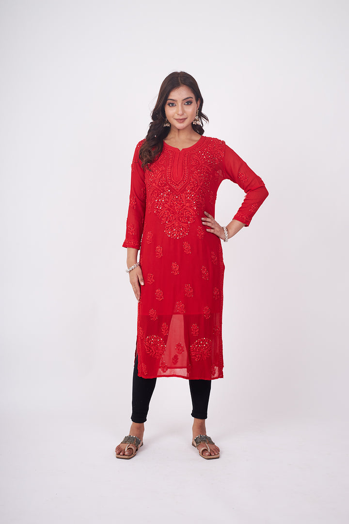 Nazakat Viscose Mukaish Kurta