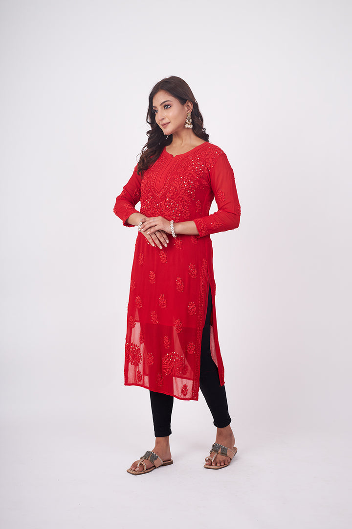 Nazakat Viscose Mukaish Kurta