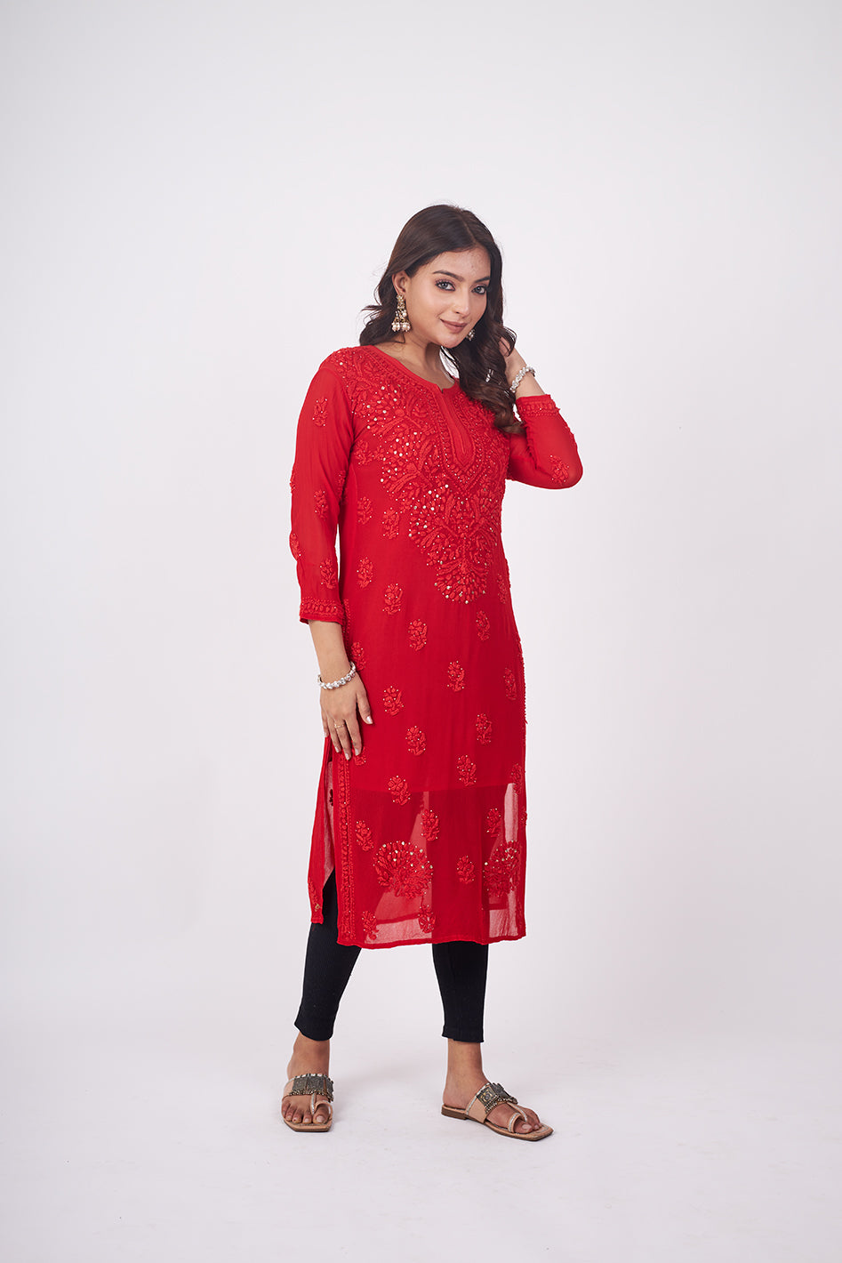 Nazakat Viscose Mukaish Kurta