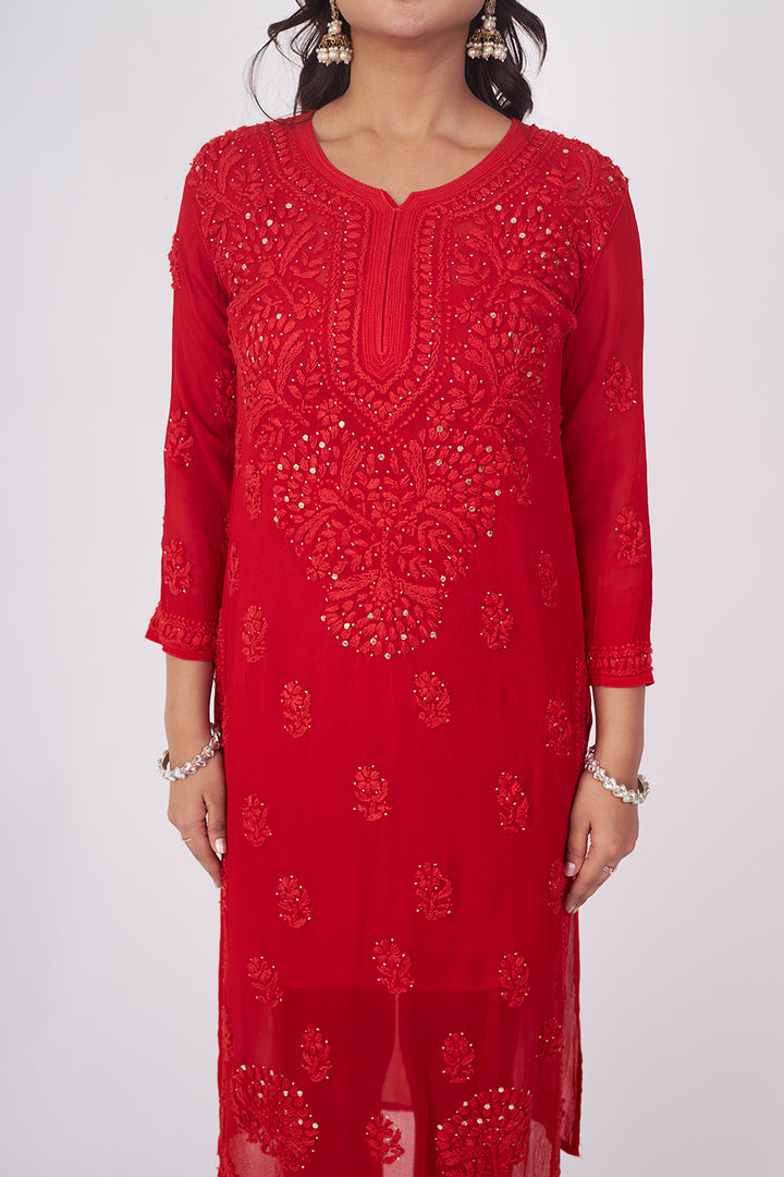 Nazakat Viscose Mukaish Kurta