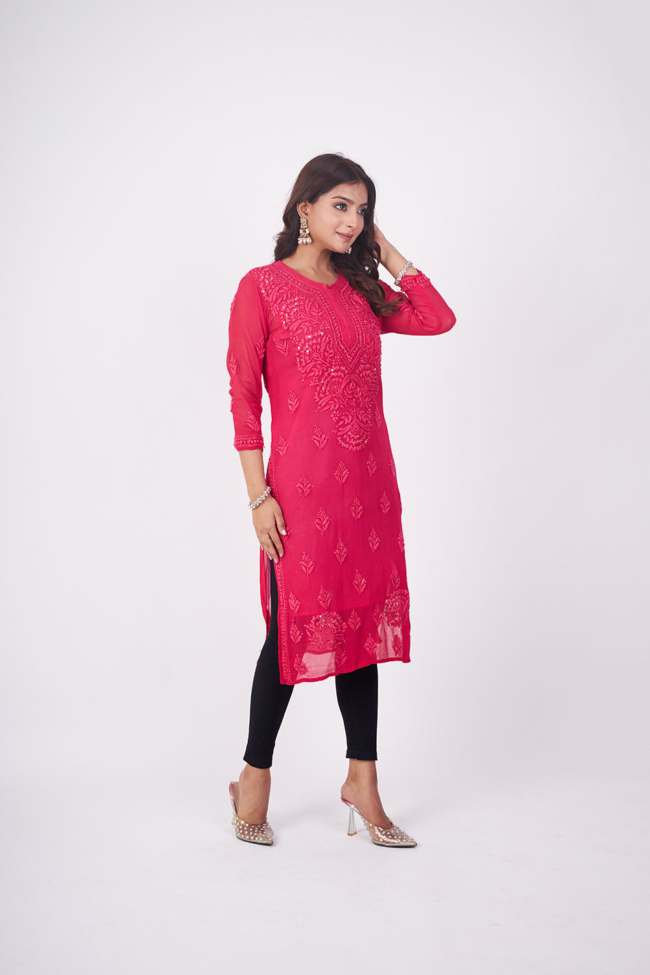 Nazakat Viscose Mukaish Kurta