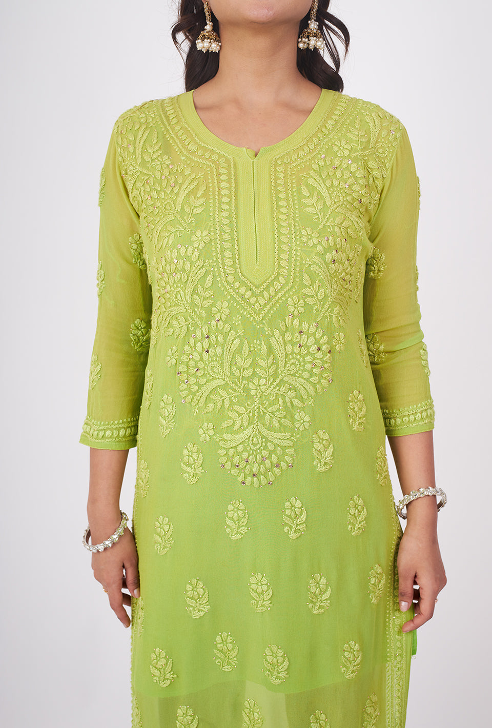 Nazakat Viscose Mukaish Kurta