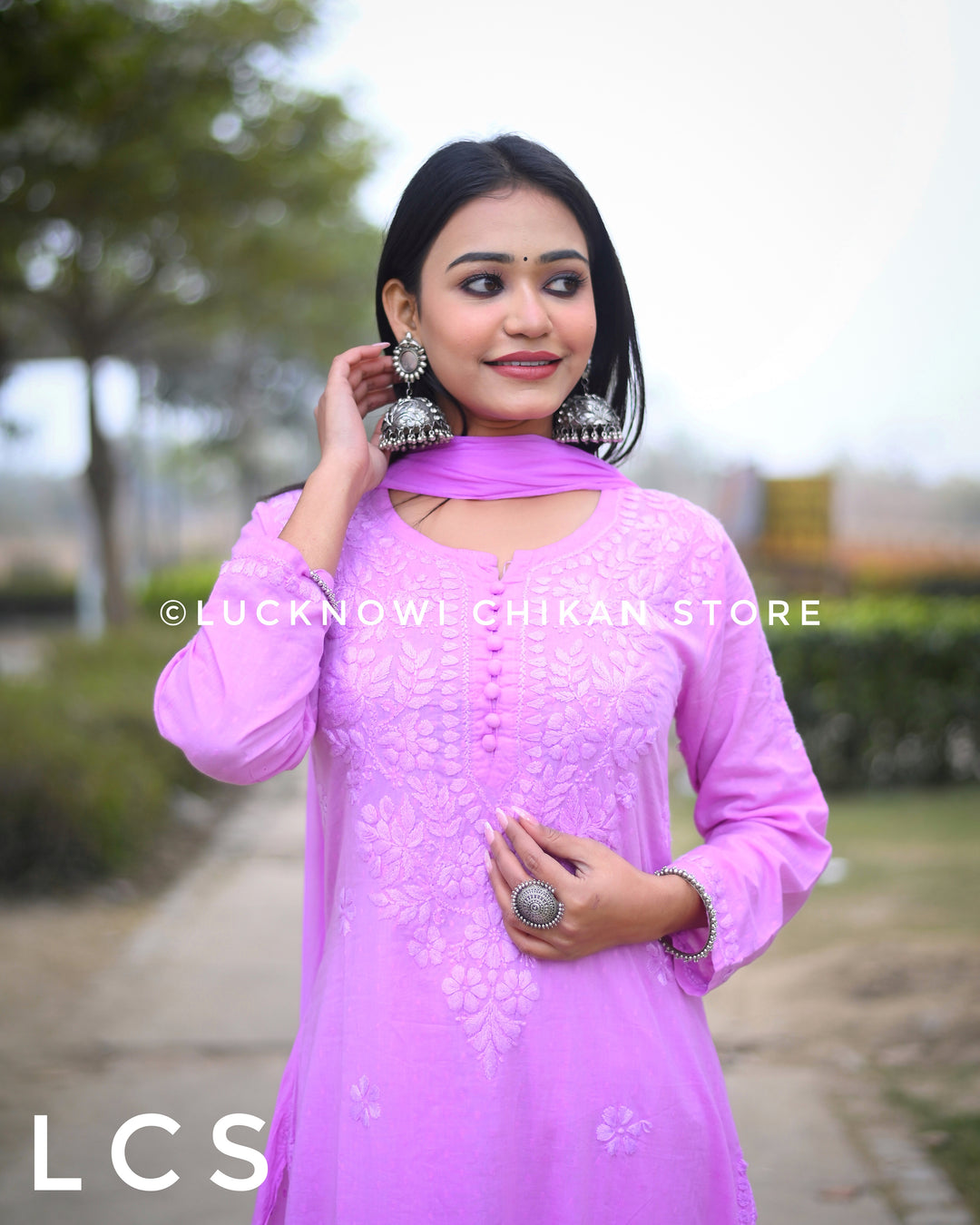 Rehmat Cotton Chikankari Set