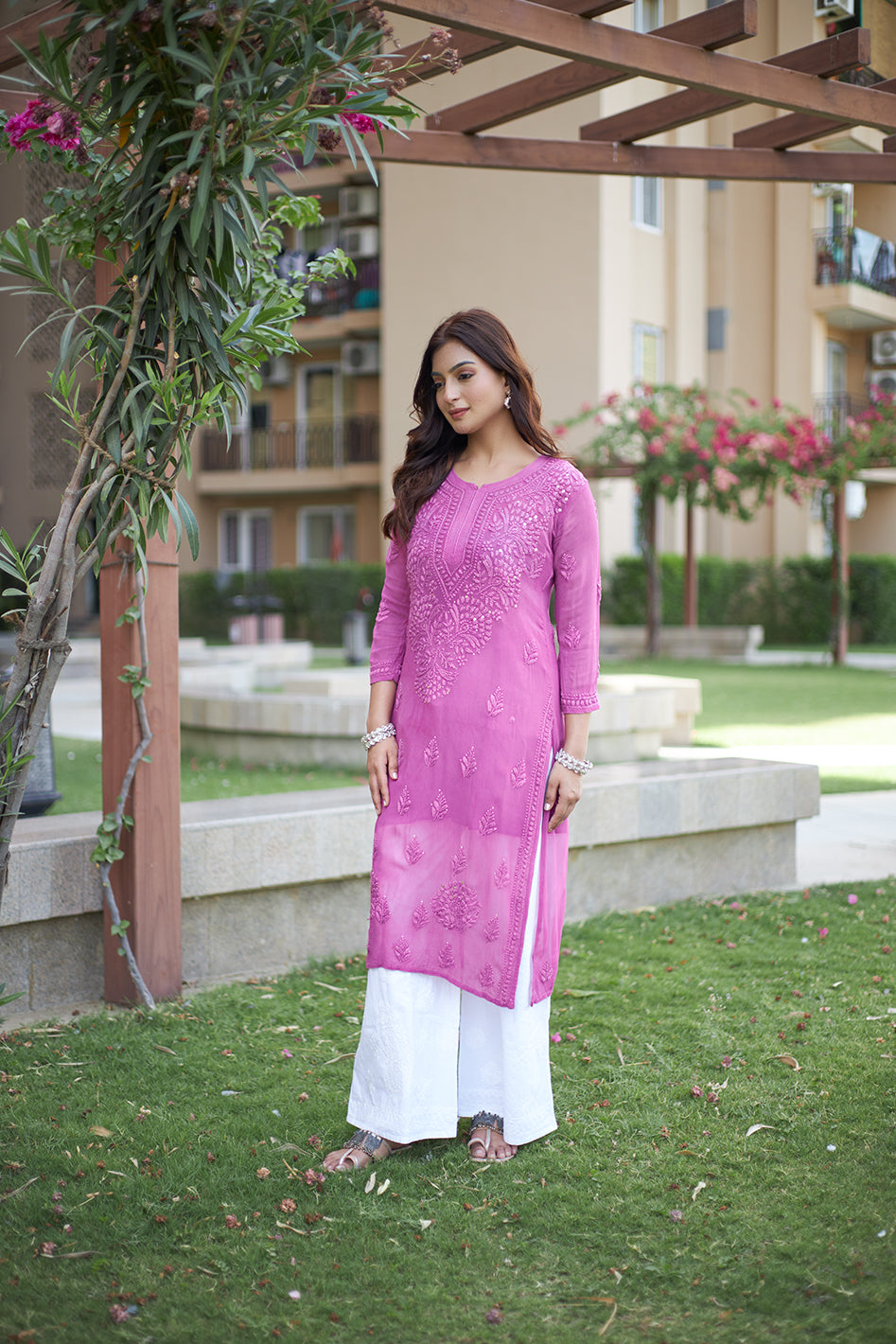 Nazakat Viscose Mukaish Kurta