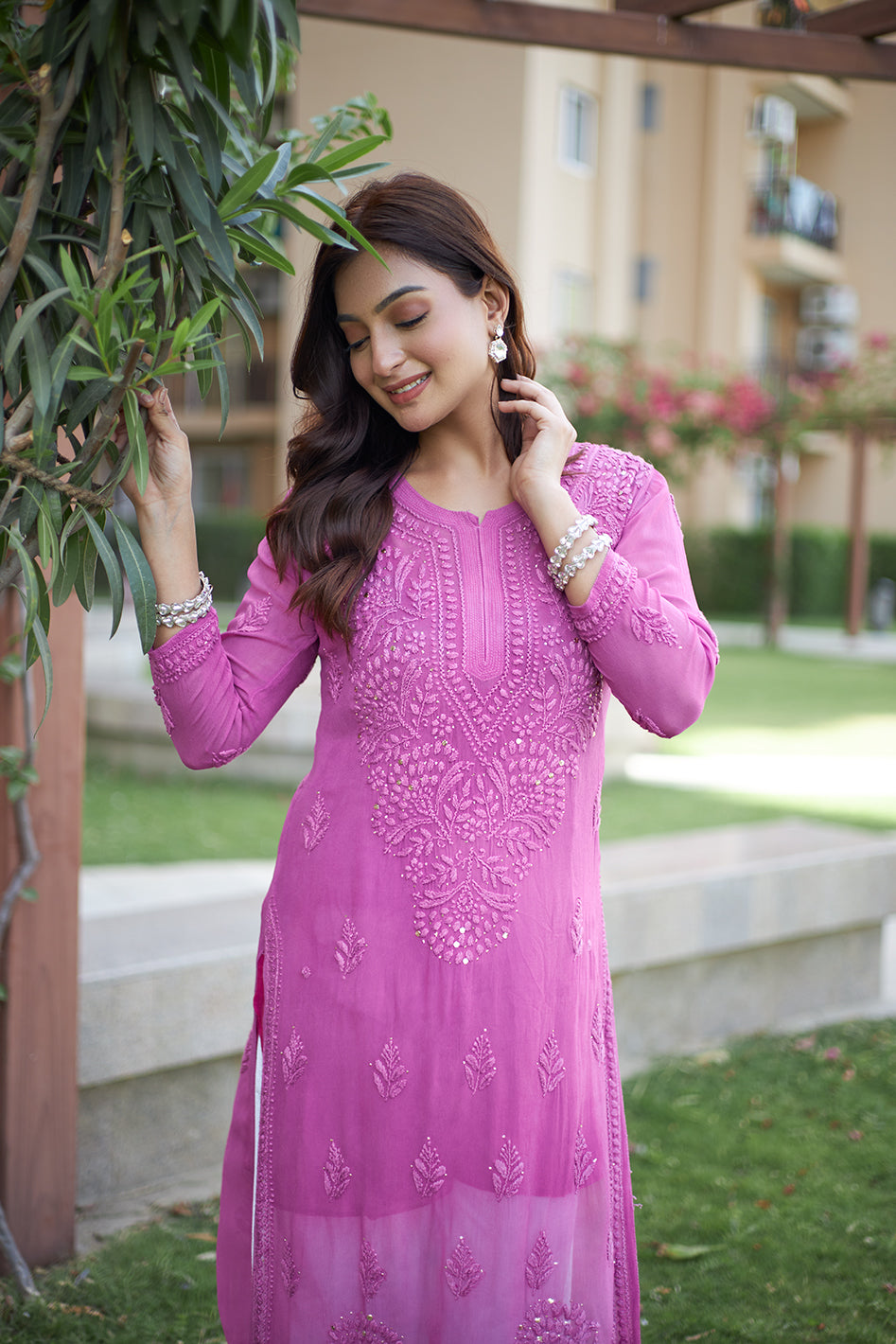 Nazakat Viscose Mukaish Kurta