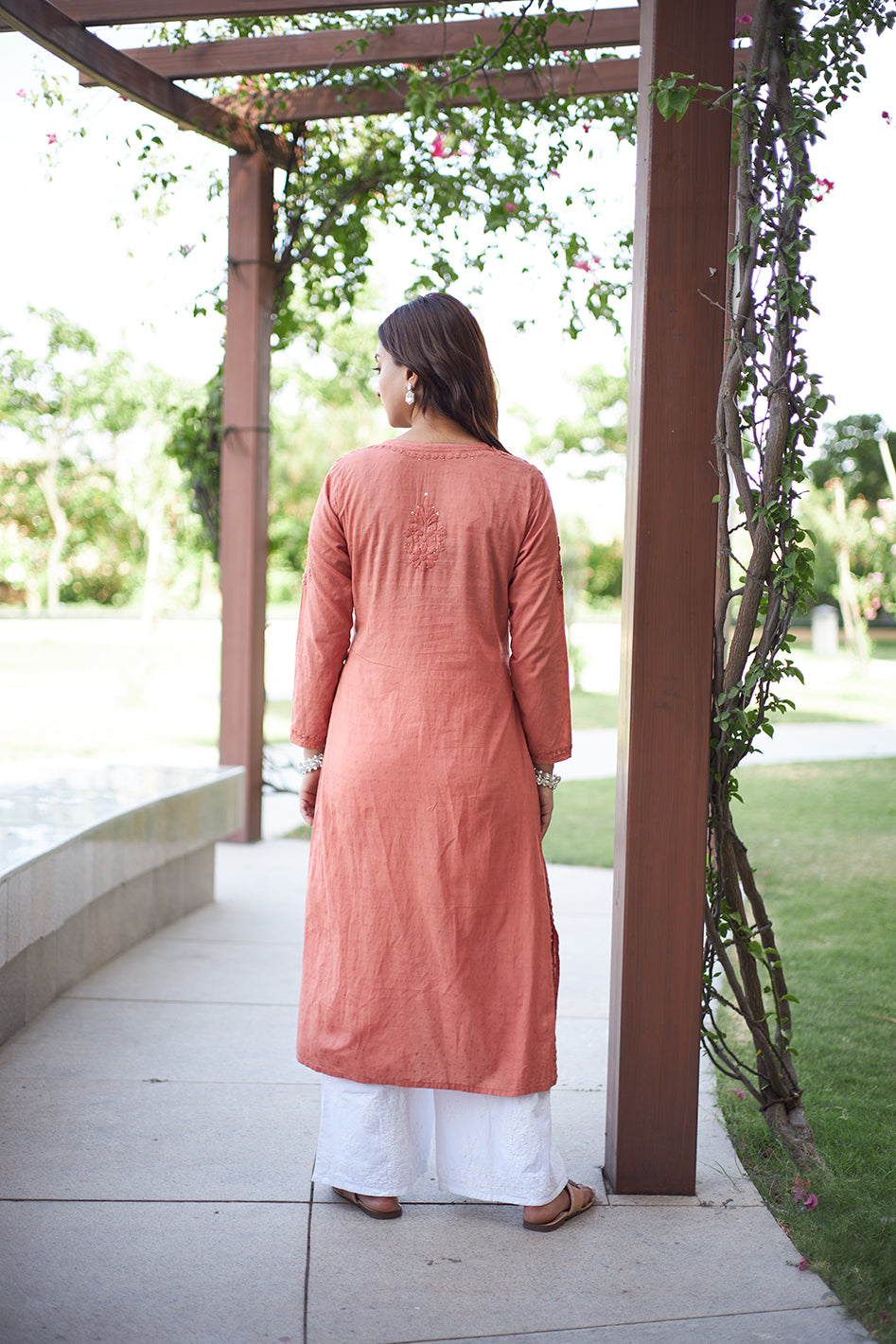 Rehmat Cotton Mukaish Kurta