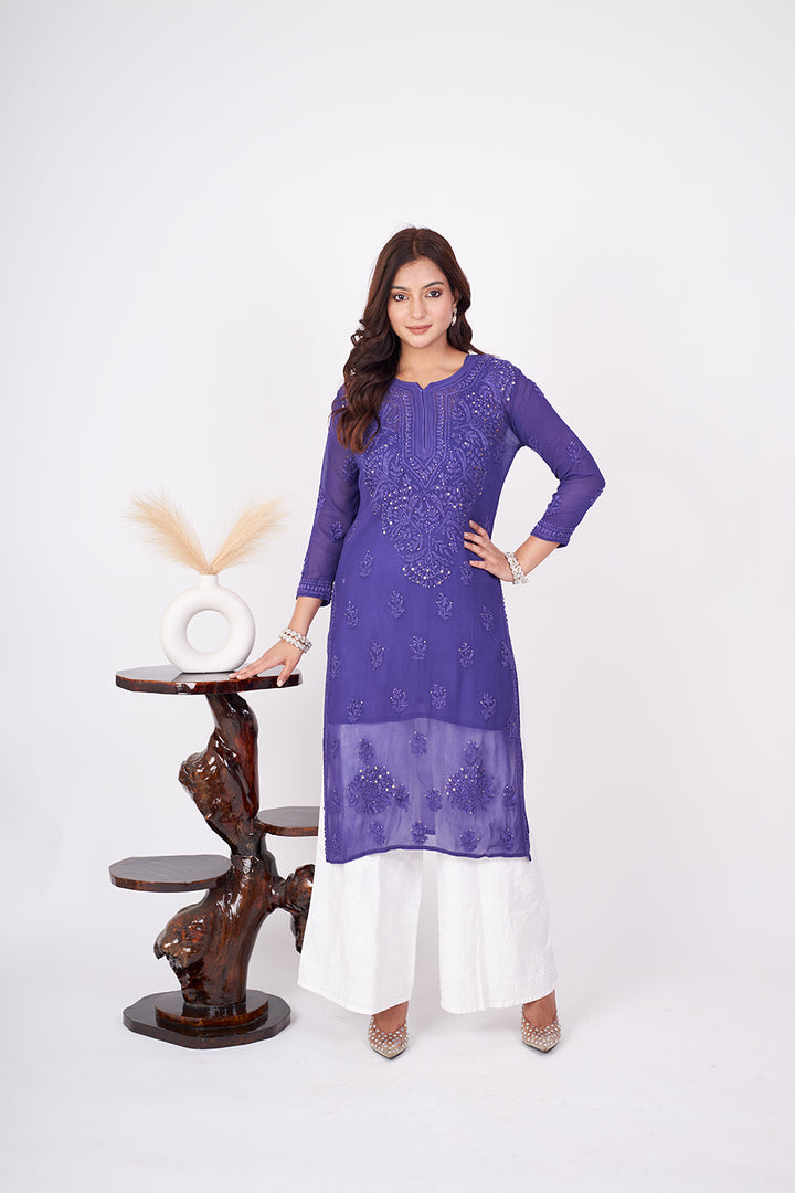 Nazakat Viscose Mukaish Kurta