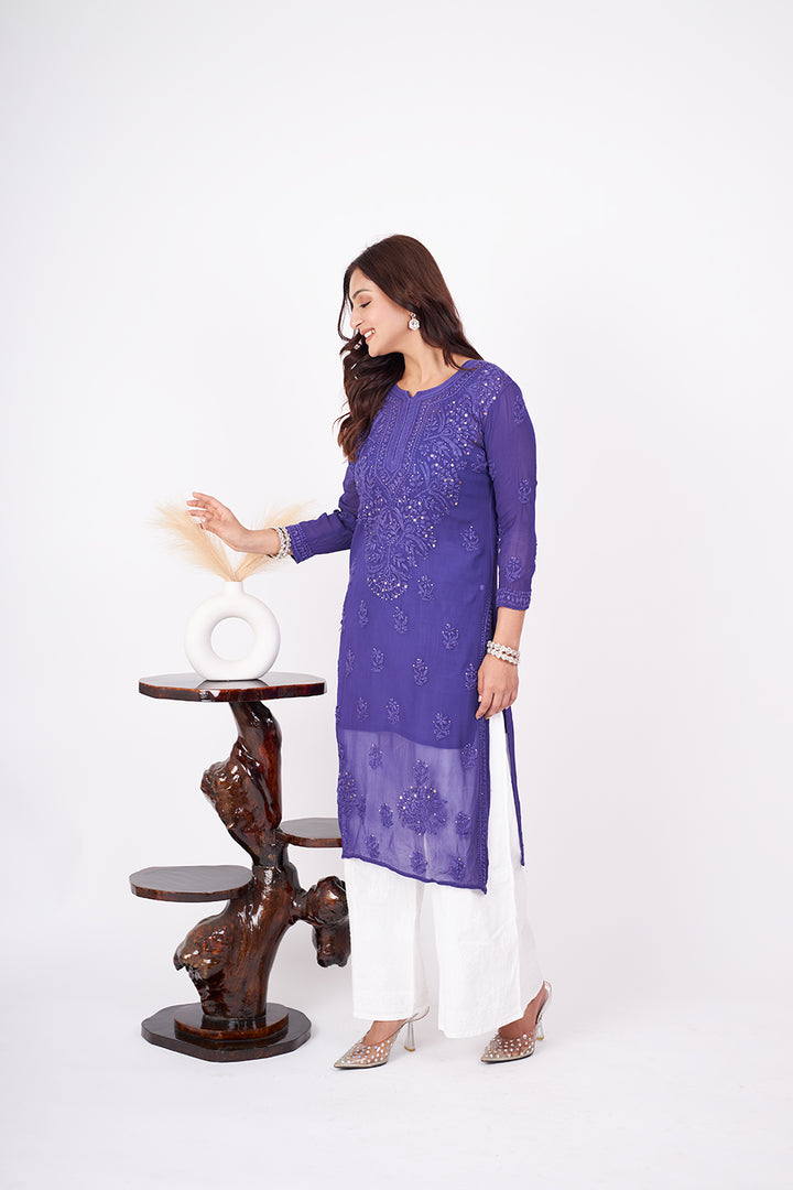 Nazakat Viscose Mukaish Kurta